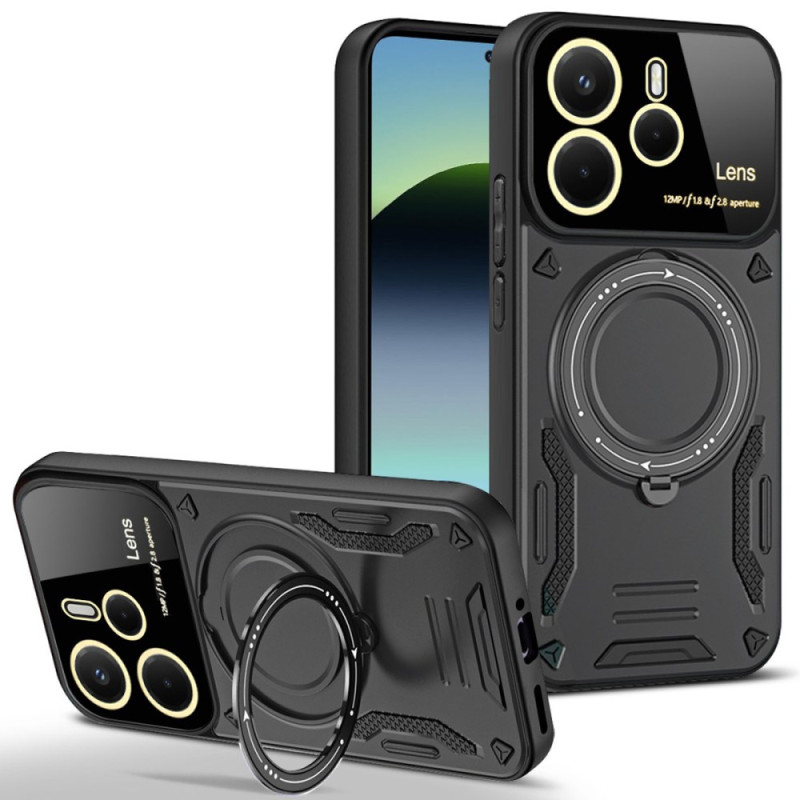 Xiaomi Redmi Note 14 4G Funda de soporte giratoria magnética