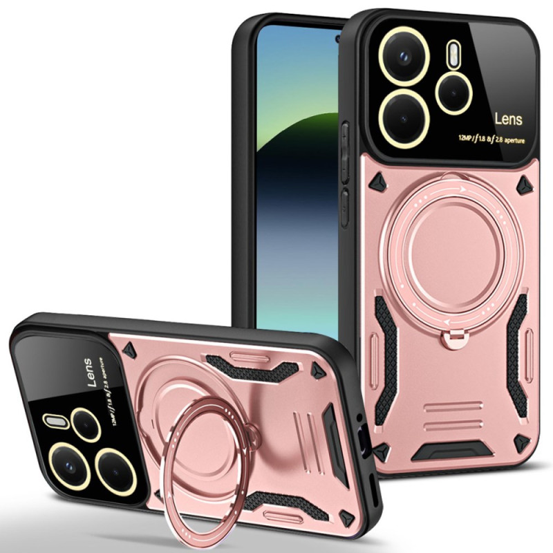 Xiaomi Redmi Note 14 4G Funda de soporte giratoria magnética