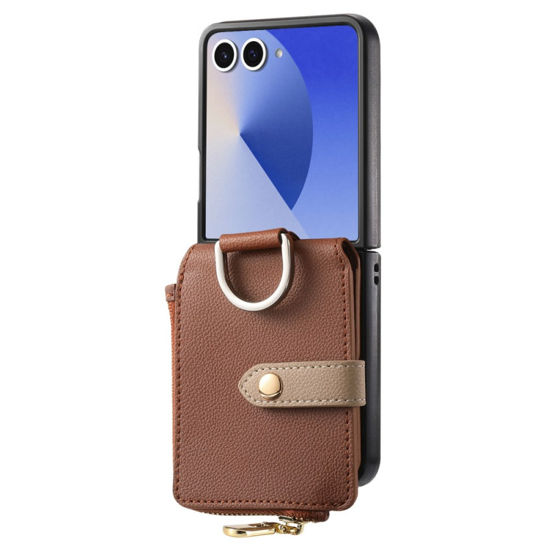 Samsung Galaxy Z Flip 7 Funda billetera y anillo