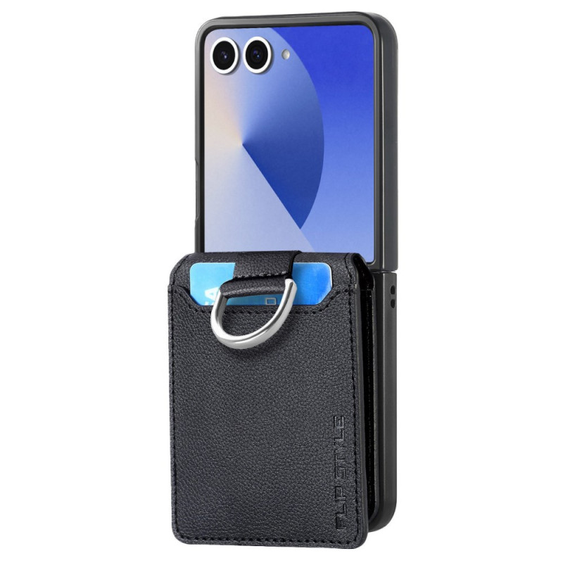Samsung Galaxy Z Flip 7 Funda Premium Tarjetero y Soporte
