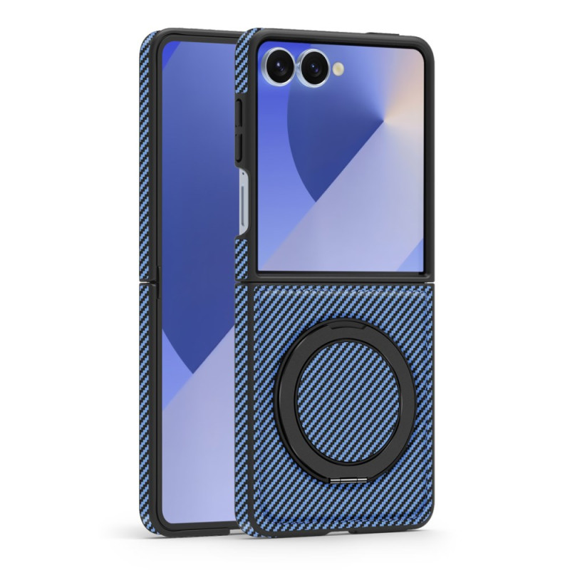 Funda magnética de fibra de carbono para Samsung Galaxy Z Flip 7