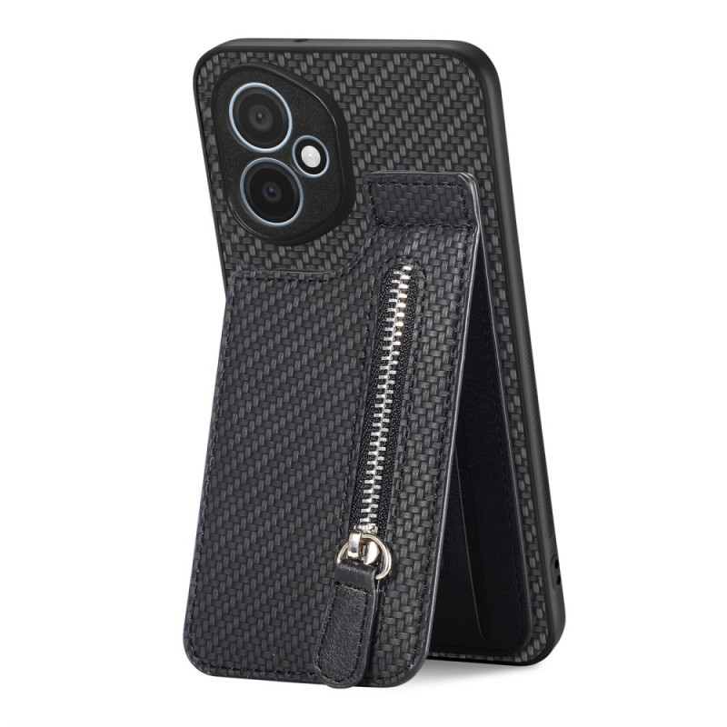 Honor 400 Funda de fibra de carbono Soporte y tarjetero