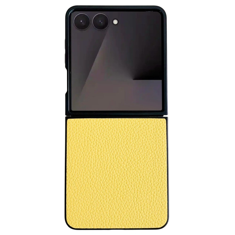 Funda de piel texturizada para Samsung Galaxy Z Flip 7