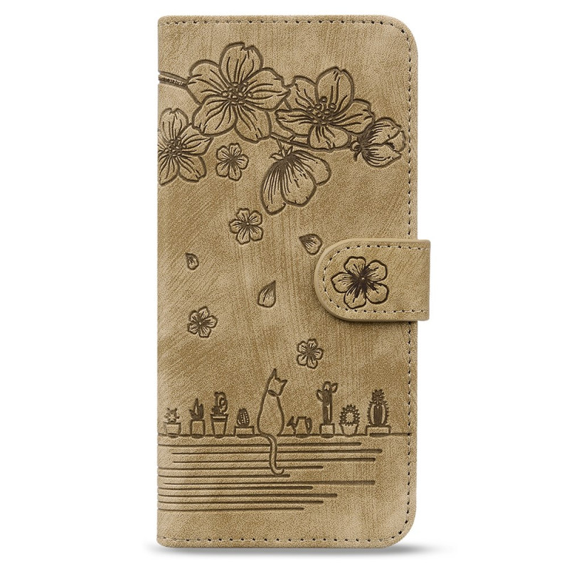 Samsung Galaxy Z Fold 7 Funda Escena de Gato