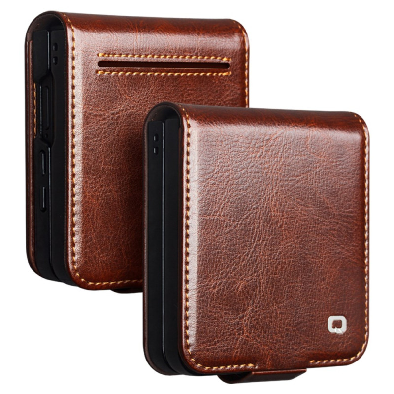Samsung Galaxy Z Flip 7 Funda de tarjeta QIALINO