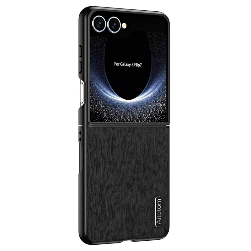Funda Samsung Galaxy Z Flip 7 textura madera