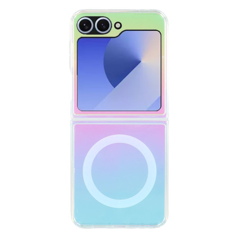 Funda compatible Samsung Galaxy Z Flip 7 FE 5G / Z Flip 6 5G MagSafe con acabado degradado