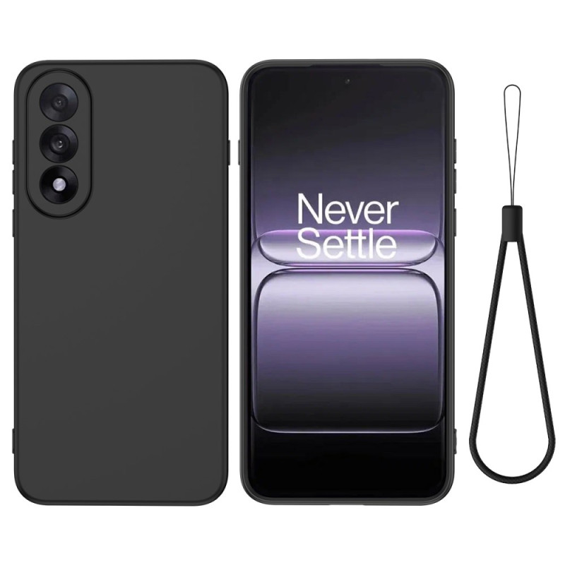 Funda de silicona líquida con cordón para OnePlus Nord 5