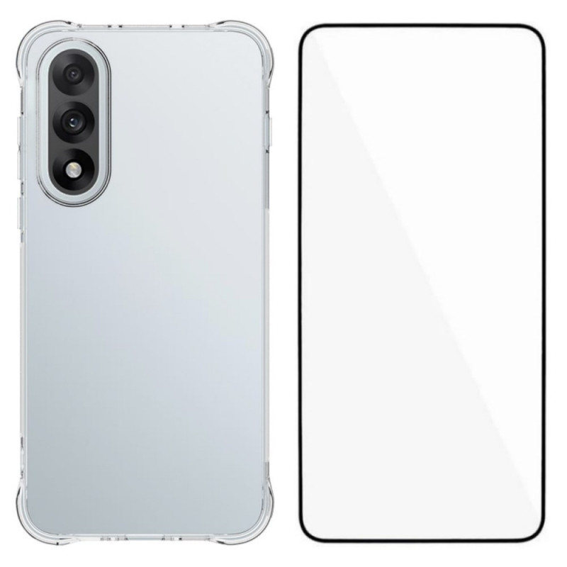 OnePlus Nord 5 Funda Transparente Reforzada con Protector de Pantalla