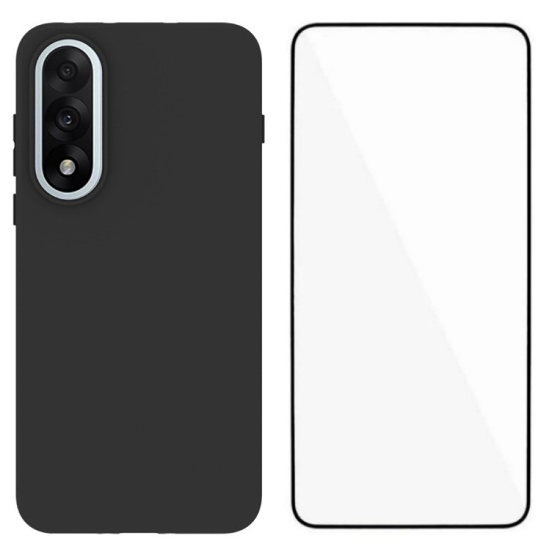 Funda de silicona OnePlus Nord 5 con protector de pantalla de cristal templado