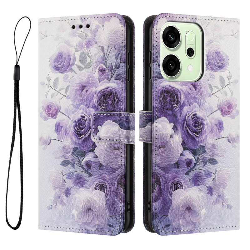 Funda Oppo Reno 14 5G / 14F 5G Flores Violeta