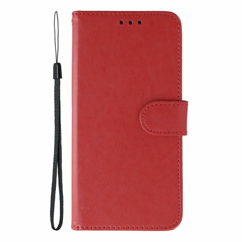 Oppo Reno 14 5G Funda efecto piel con colgante
