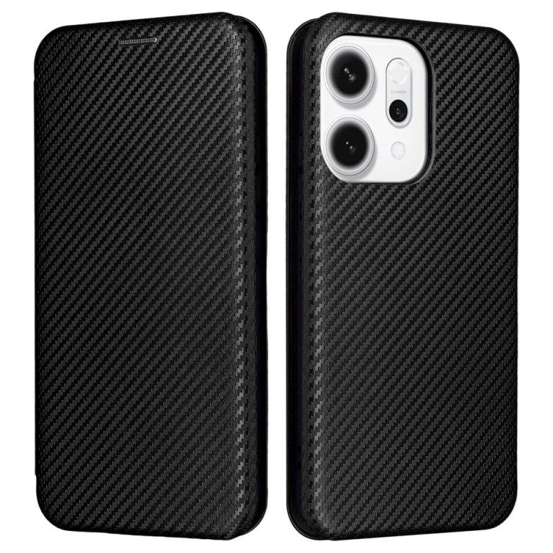 Flip Cover Oppo Reno 14 5G Fibra de Carbono