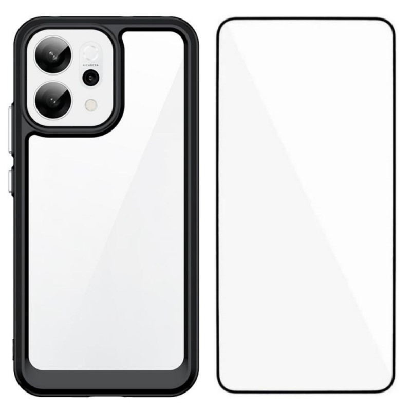 Oppo Reno 14 5G Funda híbrida con protector de pantalla