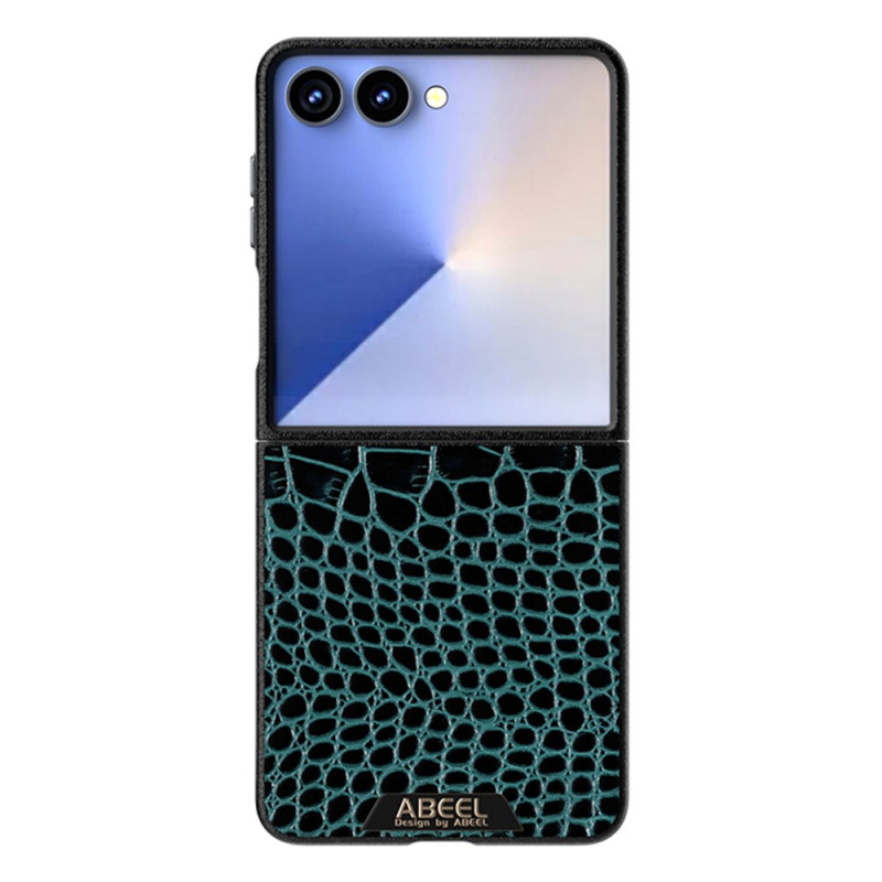 Funda compatible Samsung Galaxy Z Flip 7 MagSafe Cocodrilo Textura ABEEL