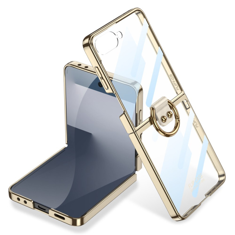 Samsung Galaxy Z Flip 7 Funda Lámina
 Protectora y Anillo de Soporte GKK