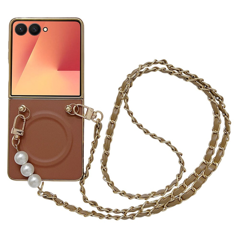 Funda Samsung Galaxy Z Flip 7 Bandolera Magnética Charm