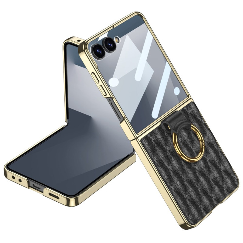Funda Samsung Galaxy Z Flip 7 Diseño acolchado con anillo de soporte