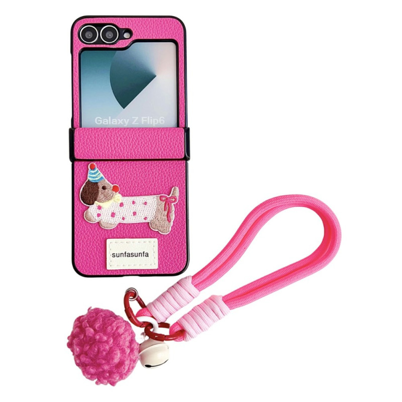Funda divertida con colgante
 para Samsung Galaxy Z Flip 7 FE / Z Flip 6 Design
