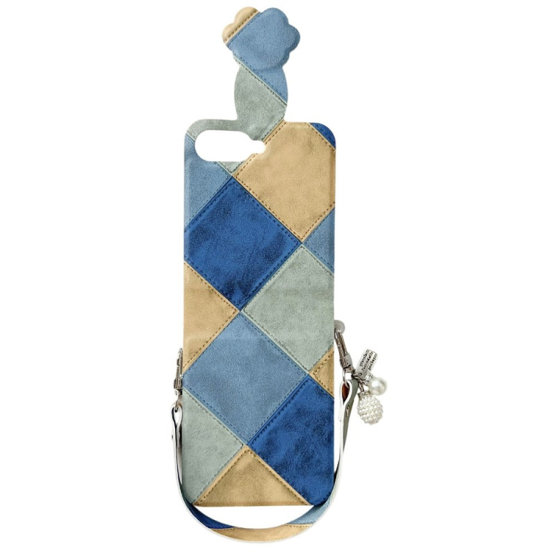 Funda retro Samsung Galaxy Z Flip 7 FE / Z Flip 6 con cierre de pata de gato