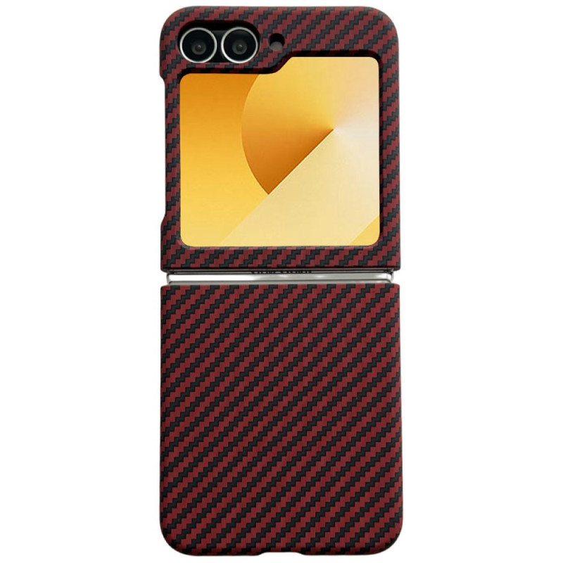 Samsung Galaxy Z Flip 7 FE / Z Flip 6 Magnetic Funda
 Fibra de Carbono Textura