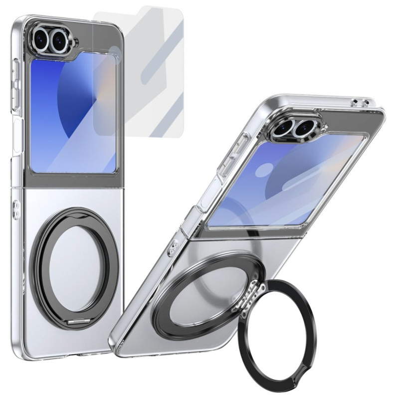 Samsung Galaxy Z Flip 7 FE / Z Flip 6 Funda Soporte Magnético y Lámina
Protectora de Pantalla HD