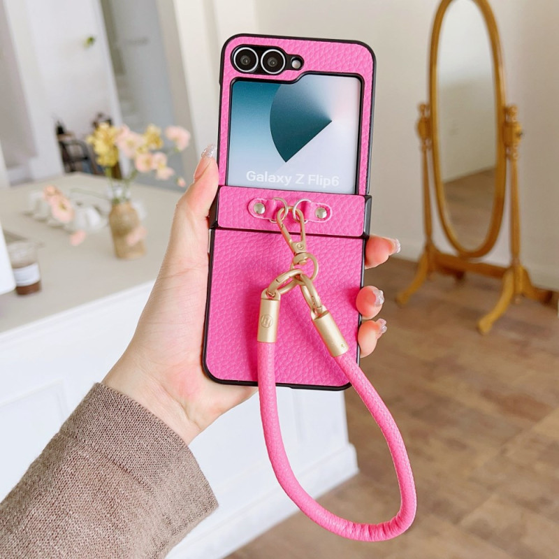 Funda y colgante
 de piel sintética Samsung Galaxy Z Flip 7 FE / Z Flip 6