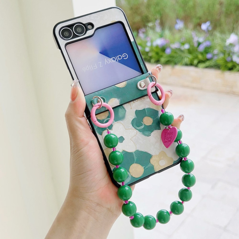 Funda Samsung Galaxy Z Flip 7 FE / Z Flip 6 Pearl Colgante
