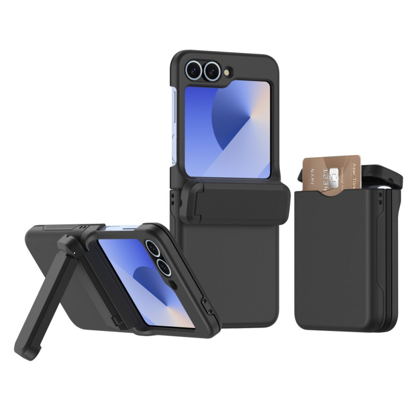 Funda Samsung Galaxy Z Flip 7 FE / Z Flip 6 Soporte integrado y tarjetero