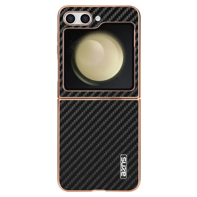 Samsung Galaxy Z Flip 7 FE / Z Flip 6 Funda de fibra de carbono AZNS