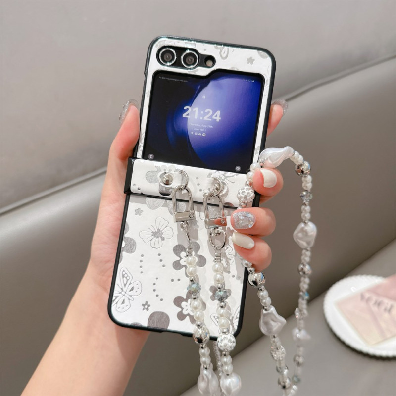 Funda con colgante
 Samsung Galaxy Z Flip 7 FE / Z Flip 6 Pearl