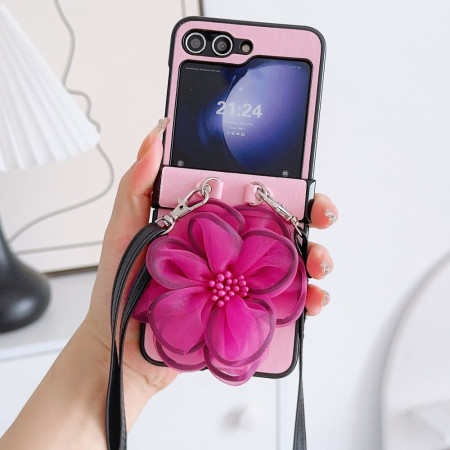 Funda de organza con flores...
