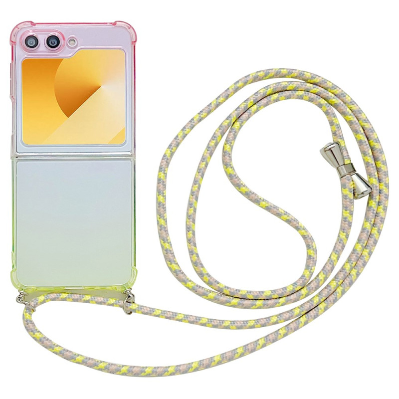 Funda con cordón degradado Samsung Galaxy Z Flip 7 FE / Z Flip 6