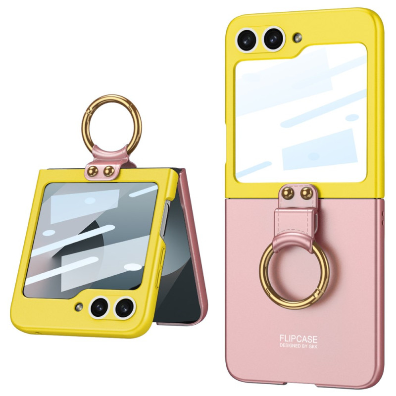 Funda Samsung Galaxy Z Flip 7 FE / Z Flip 6 Protección de bisagra magnética y soporte bicolor