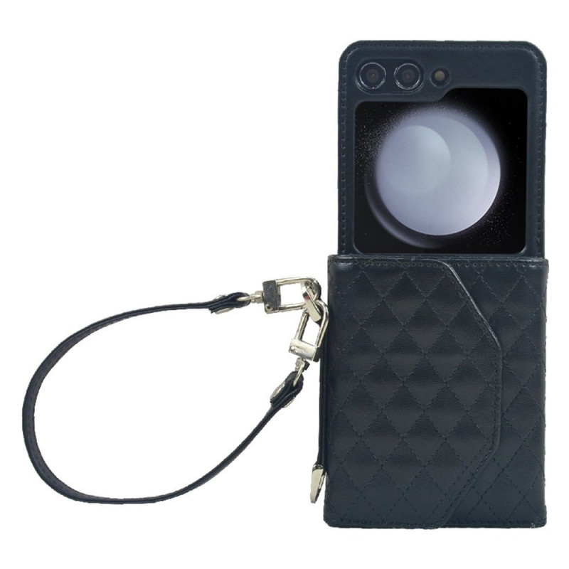 Samsung Galaxy Z Flip 7 FE / Z Flip 6 Funda Tarjetero y Colgante
