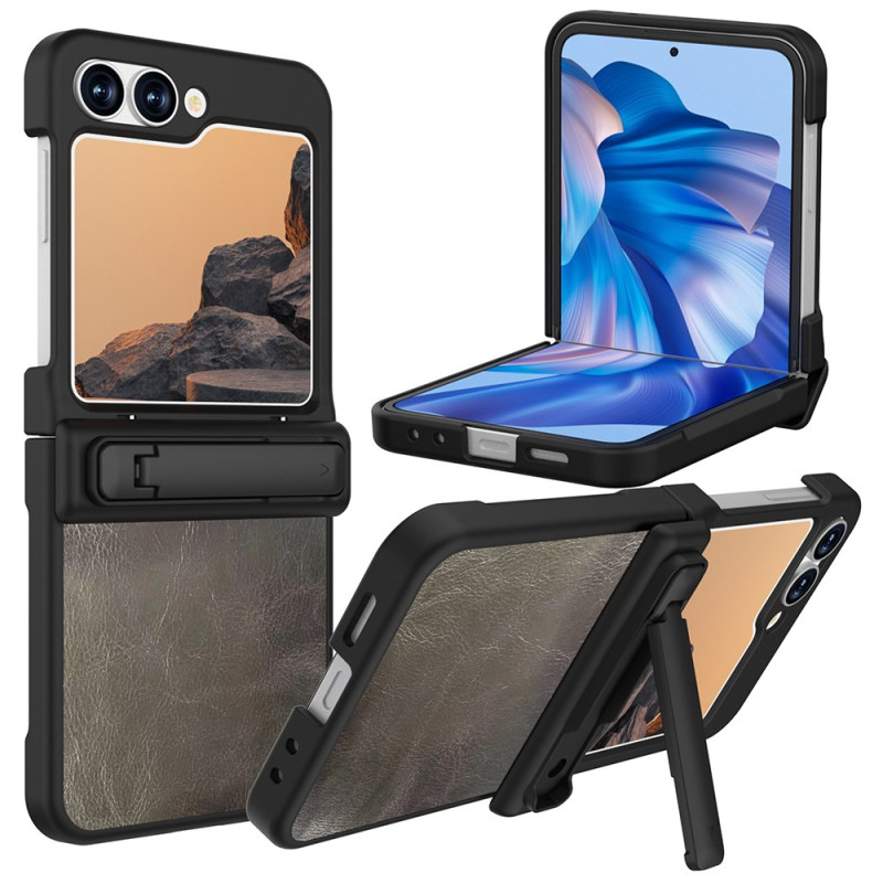 Funda de piel con soporte Samsung Galaxy Z Flip 7 FE / Z Flip 6