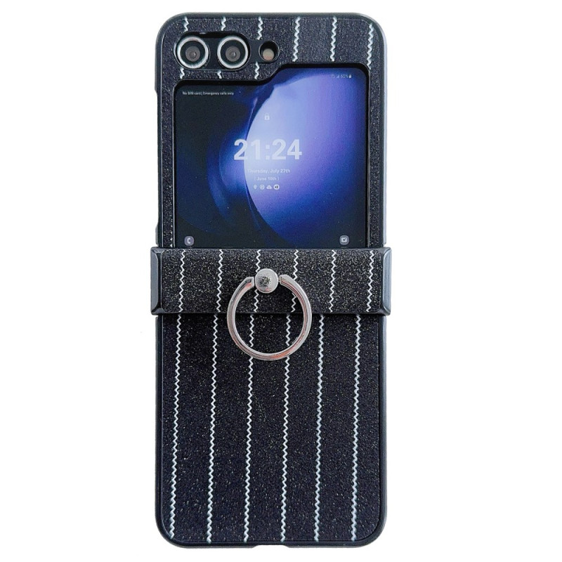 Funda Samsung Galaxy Z Flip 7 FE / Z Flip 6 Anneau Diseño Rayas