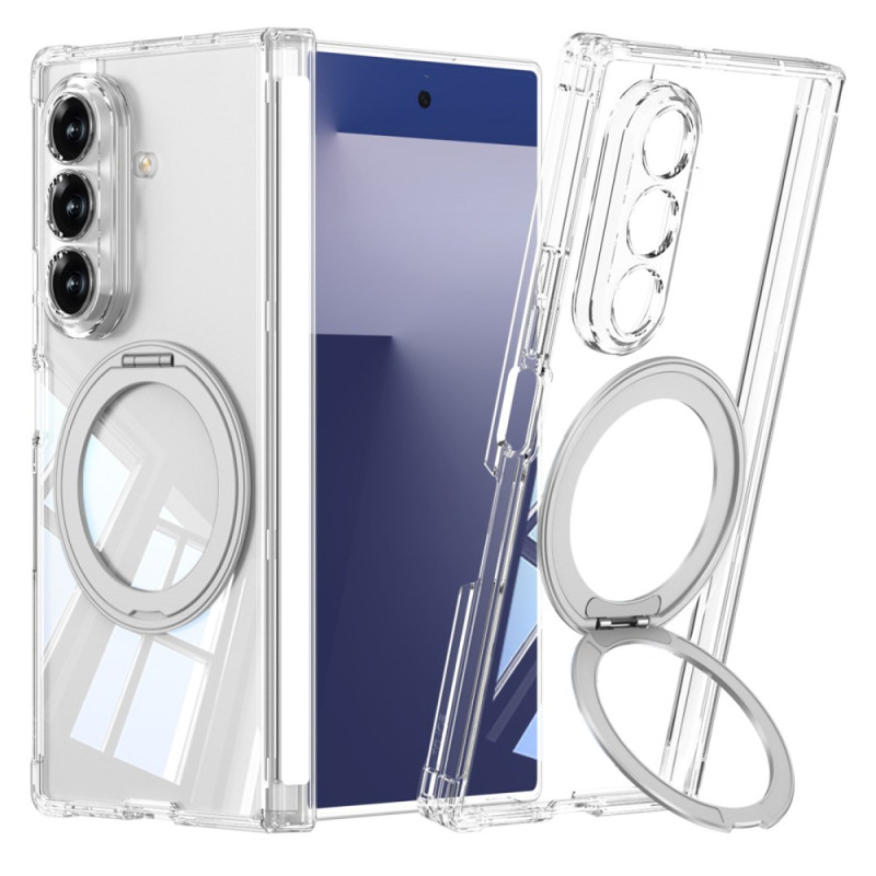 Samsung Galaxy Z Fold 7 5G Funda magnética translúcida con soporte