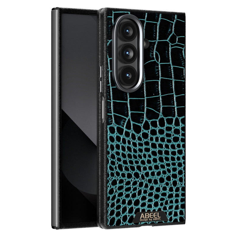 Samsung Galaxy Z Fold 7 5G MagSafe Funda Compatible Estilo Cocodrilo ABEEL