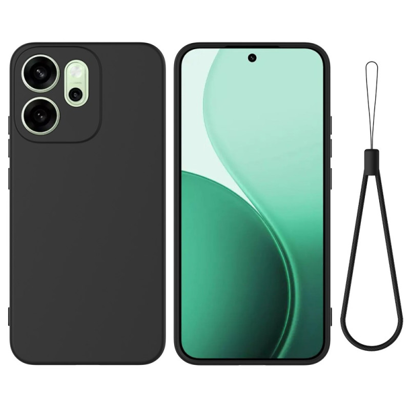 Oppo Reno 14 F 5G Funda de silicona líquida para cordón