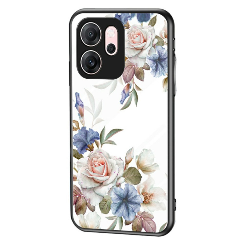 Oppo Reno 14 F 5G Tapa Dura Cristal Patrón Floral