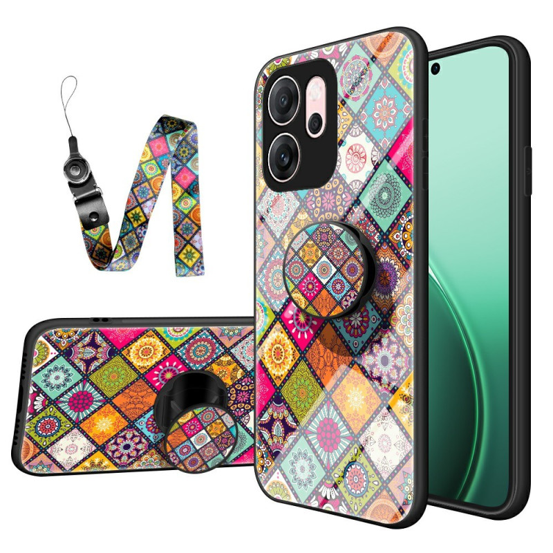 Oppo Reno 14 F 5G Funda Soporte y Colgante
Patchwork