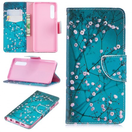 Funda de árbol de flores para Huawei P30