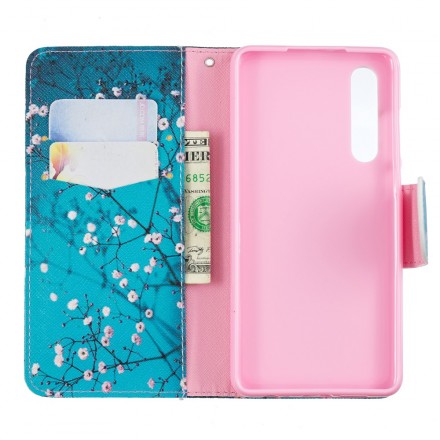 Funda de árbol de flores para Huawei P30