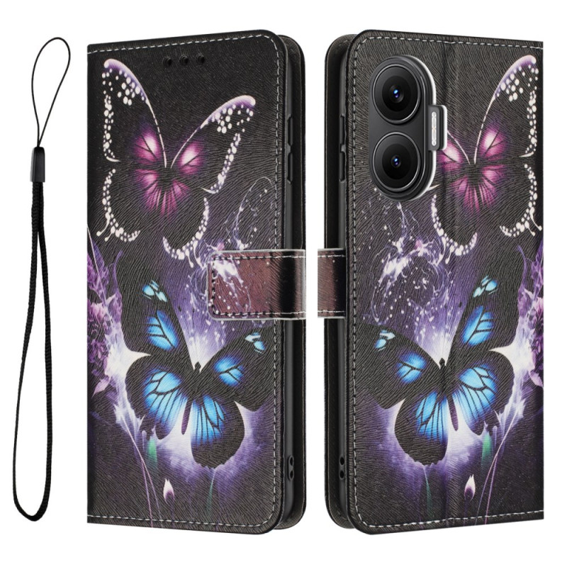 Funda Poco F7 Dos mariposas