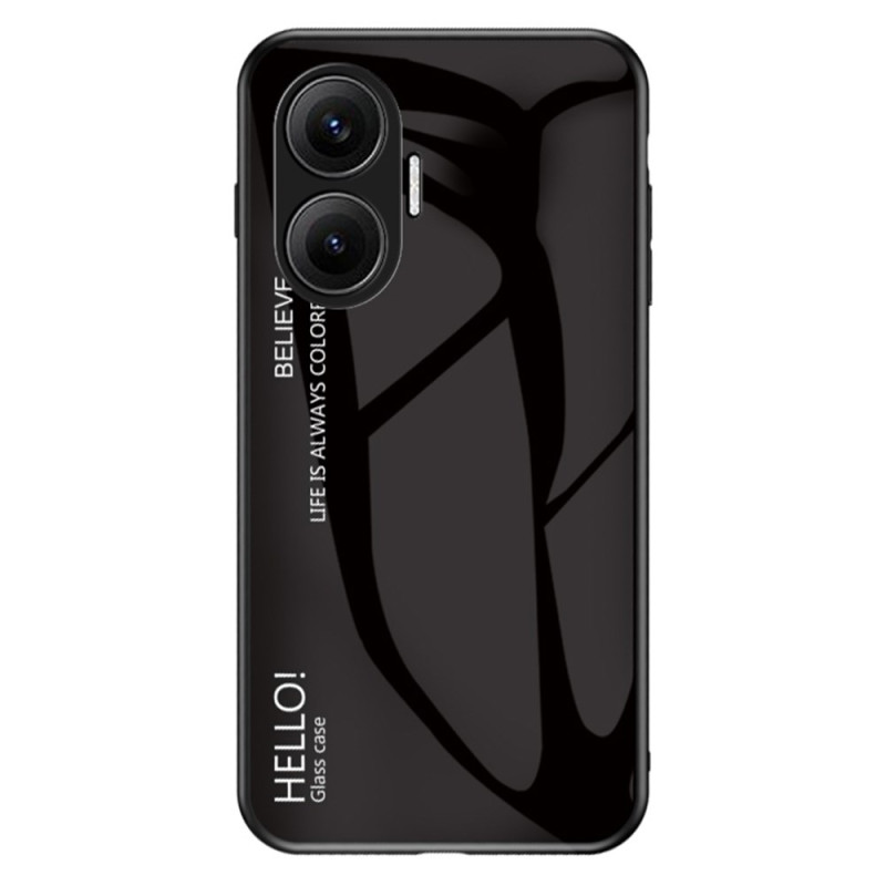 Poco F7 Caso Hola cristal templado