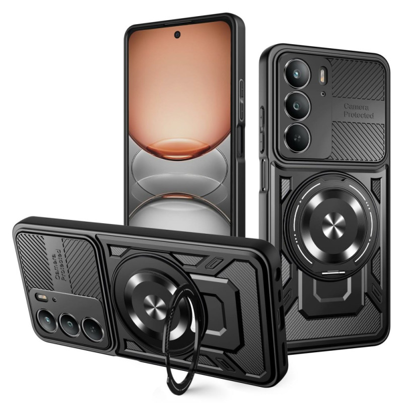 Funda magnética Realme 14X 5G con soporte giratorio