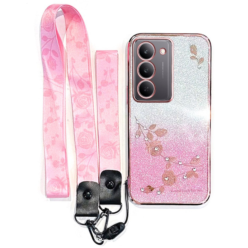 Funda Realme 14X 5G Flores y Strass con Colgante
KADEM