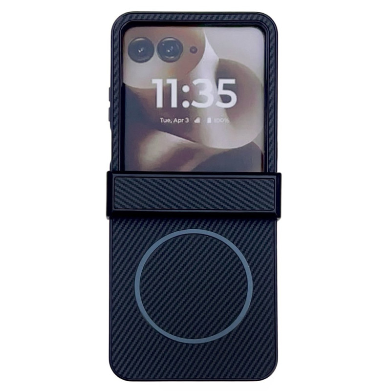 Motorola Razr 60 Ultra Funda MagSafe Compatible Fibra de Carbono