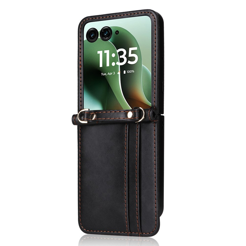 Funda Motorola Razr 60 Ultra Tarjetero y bandolera
